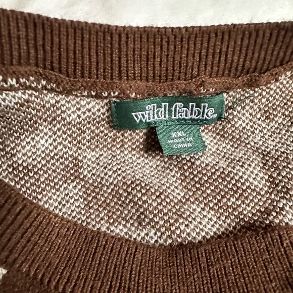 Brown and white checkered Wild Fable dress from Target size XXL fits like XL. - Picture 1 of 3